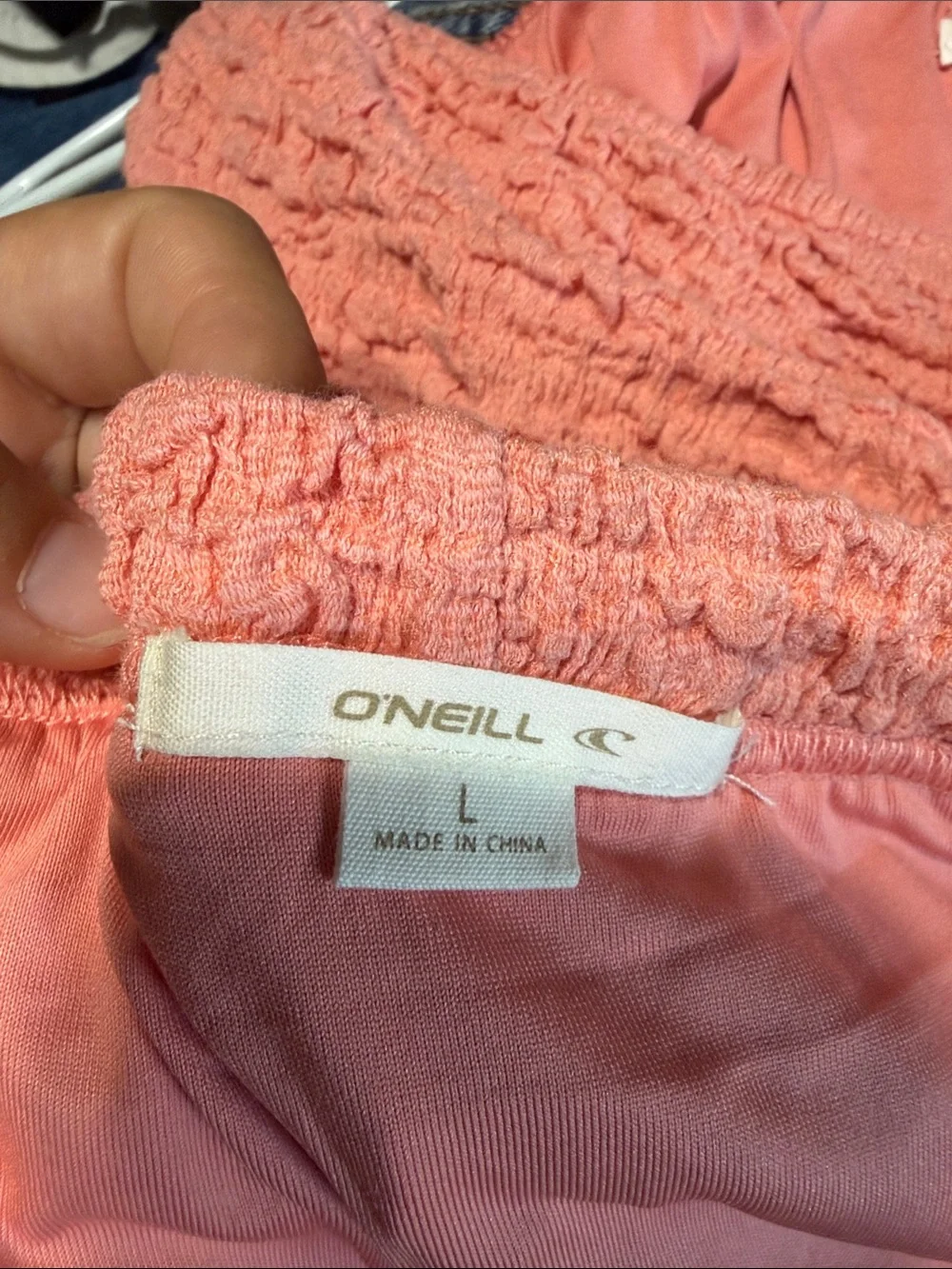 O'Neill Textured Two-Piece Dress Set in Dusty Coral